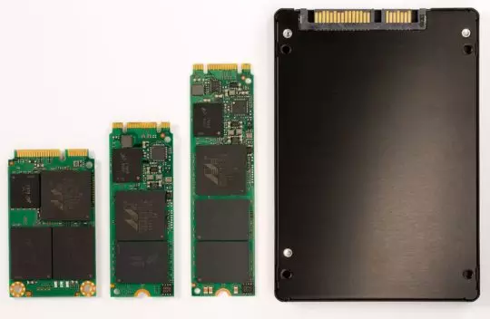 SSD диски разного типа